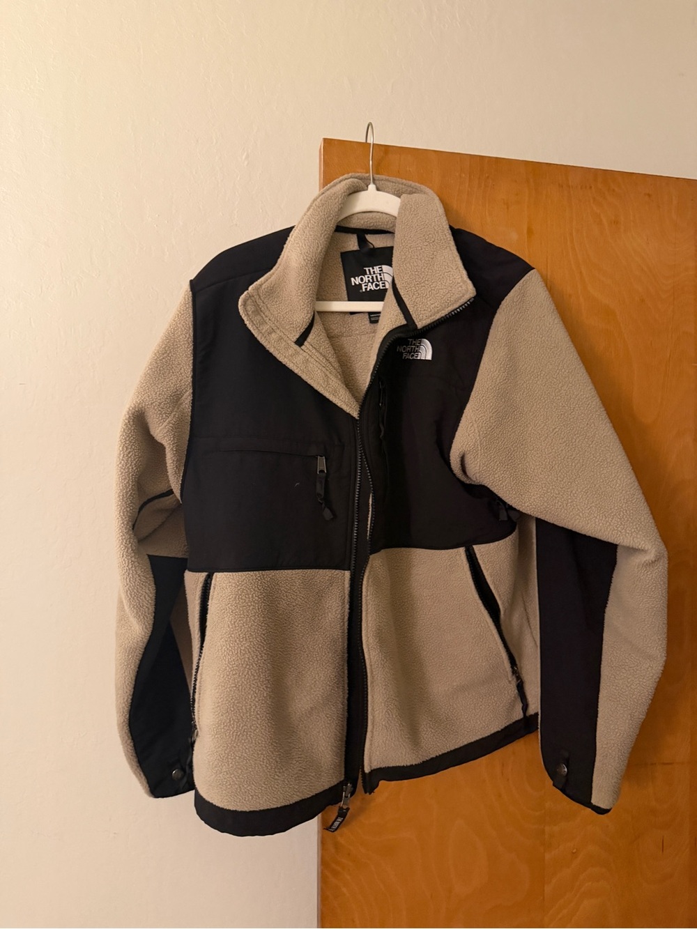 The North Face Men's Denali Fleece Mushroom Grey / TNF Black